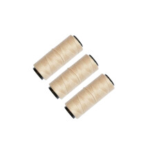 3 Rollen Nähgarn, Webgarn, zum Nähen von Haaren, Haarverlängerungen, Perücken, DIY (Beige)