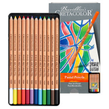 Cretacolor Fine Art Pastel Lightfast 12 Pencils Set in Tin Box