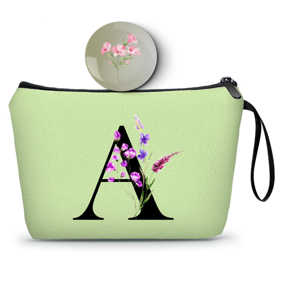 Seamoon Maid Of Honor Friendship Birthday Gifts For Women Her Aunt Sister Bridesmaid Coworkers Bride Personalized Makeup Cosmetic Bag With Mirror Mot