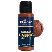BLUEBIRD Stoffenverf Koperbruin 3,4 Fl Oz Permanente Stoffenverven voor Kledingmeubelstoffering