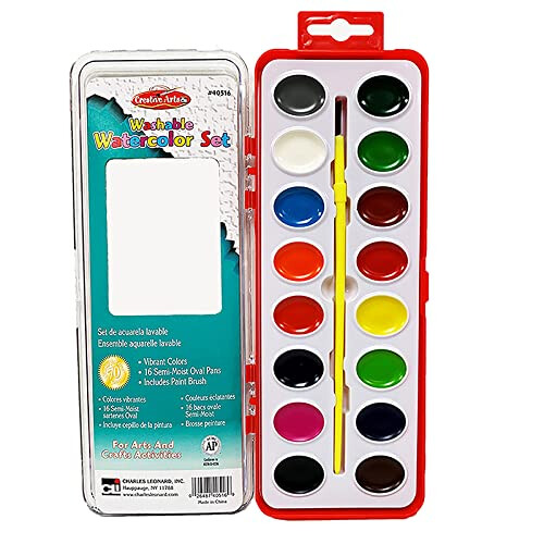 AQUARELLE VERFSET 16 ASSORTIMENTE KLEUREN