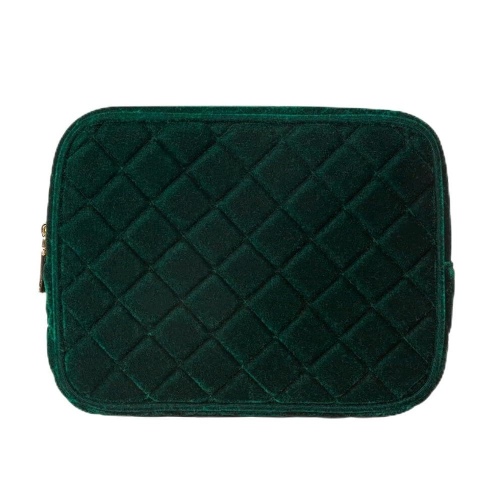 Conair Women's Double Zip Organizer-Toiletry Travel Bag-Makeup-Gifts For Her, Evergreen, 1 Count (Pack Of 1)