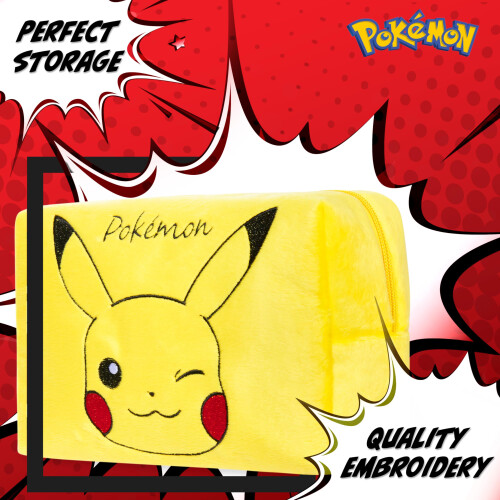 Pokémon Pokemon Pochette Makeup per Donne Uomini e Bambini Pikachu - Accessori da Viaggio 2