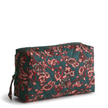 Vera Bradley medium cosmetisch katoen Gabardine Victoriaanse wijnstokken