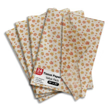 Pro Supply Global Herfstbladeren Bedrukt vloeipapier voor geschenkzakjes of dozen en inpakpapier - Bulk Decoratieve herfstkunst vloeipapier voor verp