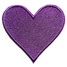 MISDONR 3kpl Purppura sydn brodeerattu rautamerkki vaatteille Takit Reput 2,7x2,8 tuumaa