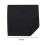 CoCoUSM Mens 100% Pure Silk Pocket Square Solid Color Handkerchiefs Size 30cm 3