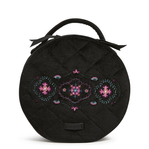 Vera Bradley Vera Bradley Round Travel Kosmetisk Makeup Organizer Fall Vinterprydnader