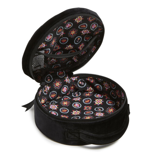 Vera Bradley Vera Bradley Round Travel Kosmetisk Makeup Organizer Fall Vinterprydnader 1