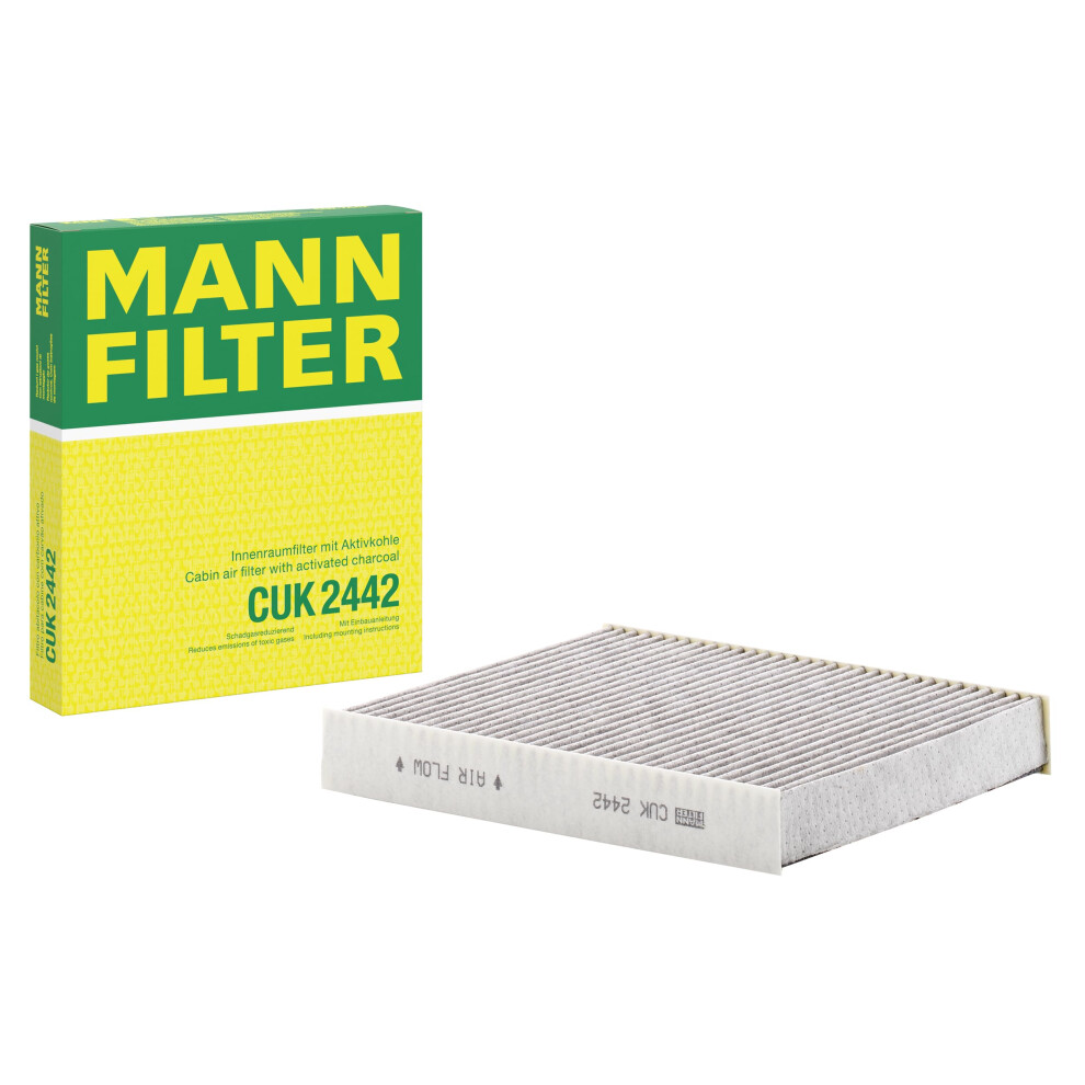 Original Mann-Filter Interior Filter Cuk 2442 - Pollen Filter With Active Charcoal - For Passenger Cars 4011558547400