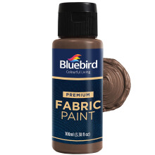 BLUEBIRD Peinture pour tissu Vandyke Brown 3,4 Fl Oz Peintures permanentes pour tissus pour vtements, meubles et tissus d'ameublement
