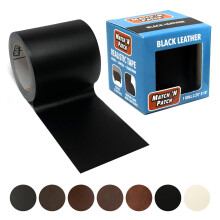 Match N Patch Realistic Black Leather Repair Tape