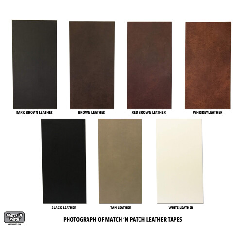 Match N Patch Realistic Black Leather Repair Tape 2