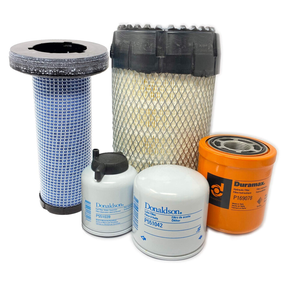 Cfkit Filter Kit Compatible With Bobcat S650 T650 S630 T630 (Excluding Tier 4 Engine) (5 Filters) 7427116570525