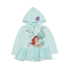 Polarowa bluza z kapturem i zamkiem dla dużych dziewczynek Disney Princess Ariel 10-12 lat