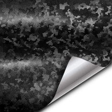 VViViD+ Black Stealth liten mnsterls kamouflagevinylrulle (3 fot x 5 fot)