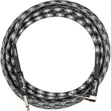 Fender 25-Fu-Deluxe-Instrumentenkabel, gerade-gerade, schwarzer Tweed, 1 Packung