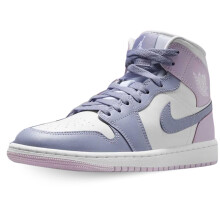 Air Jordan 1 Mid Scarpe da Donna (BQ6472-510 Indigo Haze/Bianche/Bambola) Taglia 8