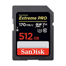 SanDisk 512GB Extreme PRO UHS-I SDXC Memory SDSDXXY-512G-ANCIN