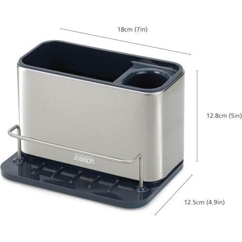 Joseph Joseph Rangement d'évier - JOSEPH JOSEPH - Surface - Inox - Noir - Gris anthracite 1