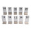 10PCS Tisch Anzahl Karten Edelstahl Doppelseitige 3