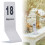 10PCS Tisch Anzahl Karten Edelstahl Doppelseitige 11