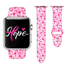 Regali per il cancro al seno per donna Cinturino sportivo alla moda compatibile con Apple Watch 38mm 40mm 41mm 42mm 44mm 45mm 49mm Per donna Uomo