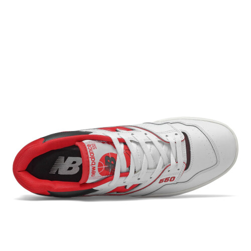 New Balance New Balance Herr BB550 Sneakers Vit/Rd 11 Medium US 2