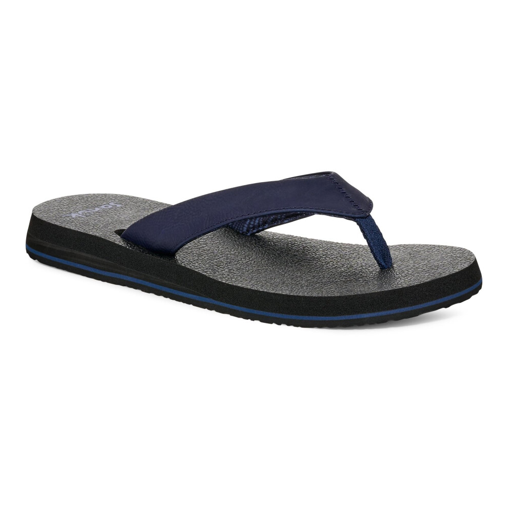 Sanuk Yogamat Ii | Slippers Voor Dames | Yogasandalen Voor Dames | Strandsandalen Voor Dames | Voetbed Van Traagschuim Marine 10-image
