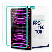 ESR Screen Protector for iPad Pro 12.9 inch (2021/2020/2018) [Face ID Compatible] [Easy Installation Frame] 9H-Hard HD Clear Tempered-Glass Screen