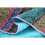 NEWLAKE Stribet Jacquard Style Bomuld Patchwork Senget?ppe Quilt S?t Twin Size 5
