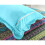 NEWLAKE Stribet Jacquard Style Bomuld Patchwork Senget?ppe Quilt S?t Twin Size 3