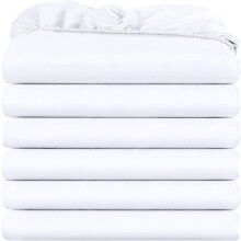 Utopia Bedding Sbanas bajeras ajustables King  Paquete a granel de 6 sbanas inferiores  Microfibra cepillada suave  Bolsillos profundos  Re