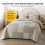 SLPR Coperta Patchwork in Cotone Cotswolds - Dimensione Queen con 2 Federe, Stile Neutro Floreale e Crema 3