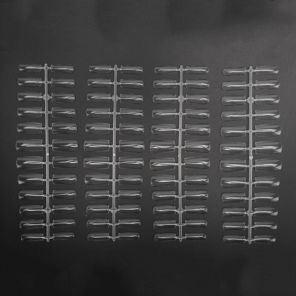 504pcs Transparent ABS Nail Tip Set for DIY Manicure Fake Nails