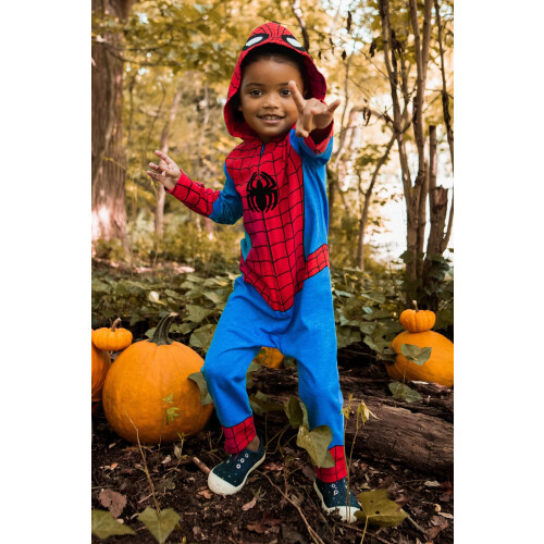 Marvel Marvel Avengers Spider-Man Combinaison de cosplay zippe pour bb garon 18 mois 1