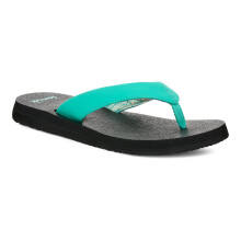 Podloka na Sanuk jgu II | abky pro eny | Jgov sandly pro eny | Dmsk plov sandly | Footbed s pametovou penou Aqua Green 10