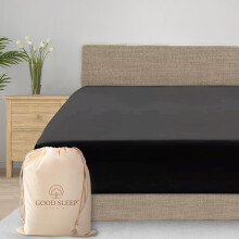 Good Sleep Bedding, Lenzuolo con angoli Queen - 1000 fili, 100% cotone egiziano, lenzuolo con angoli Queen, morbido e traspirante, stile hotel, 1