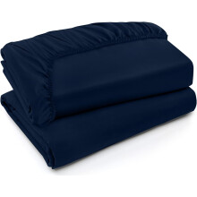Lenzuola con angoli gemelli Utopia Bedding - Confezione sfusa da 2 lenzuolini inferiori - Morbida microfibra spazzolata - Tasche profonde - Resis