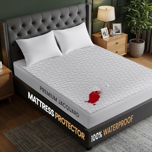Utopia Bedding Waterdichte Matrasbeschermer King Size, Premium 3D Lucht Soft Stof 1