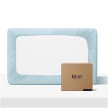 REST Evercool+ Lenzuolo con angoli Twin Taglia XL Azzurro 13"" di profondit? (fino a 15) Biancheria da letto traspirante per chi dorme caldo e sud