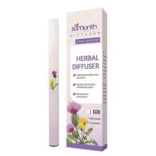 (Purple) Portable Herbal Diffuser Pen Lung Cleanse & Energy Boost Air Freshener Herbal Refreshing Bar Clear Breathing