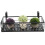 Durable Iron Flower Rack Balcony Railing Shelf Anti-Rust Pot Stand 1