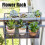 Durable Iron Flower Rack Balcony Railing Shelf Anti-Rust Pot Stand 13