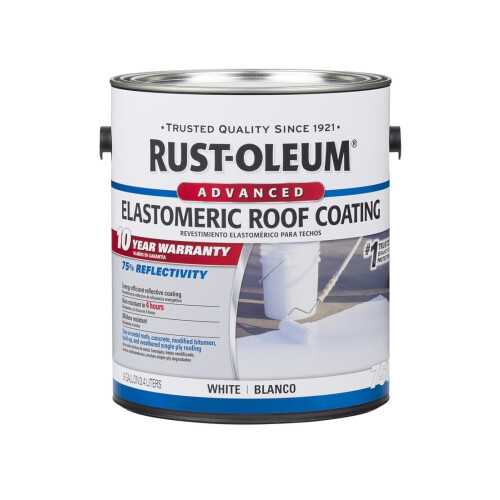 Rust-Oleum Rust-Oleum 301903 10 ?rs Elastomer Tagbel?gning hvid gal
