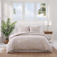 Tommy Bahama - Dekbedovertrekset Luxueus zacht beddengoed met bijpassende shams Volledig katoenen garen-verfstof Kustge?spireerd beddengoed Essential