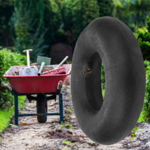 350-4 Trolley Inner Tube Rubber Replacement Wheel with Bent Valve for Tires