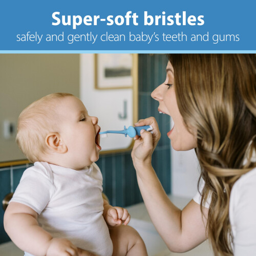 Dr.Brown's Toothbrush Baby Blue 1