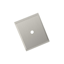 Amerock Maymont 1-5/8 cala (41 mm) długość kwadratowa satynowa nikiel gałka do szafki płyta tylna BP37586G10