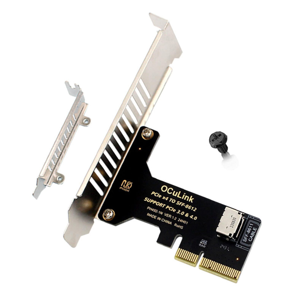 Pcie Expansion Card To Sff-8611 Sff-8612 Adapter Converter Data Transfer For Demanding Application Expansion Card 9339159296264